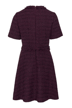 Dottie Mini Dress - Burgundy