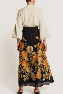 Organza Skirt - Midnight Field