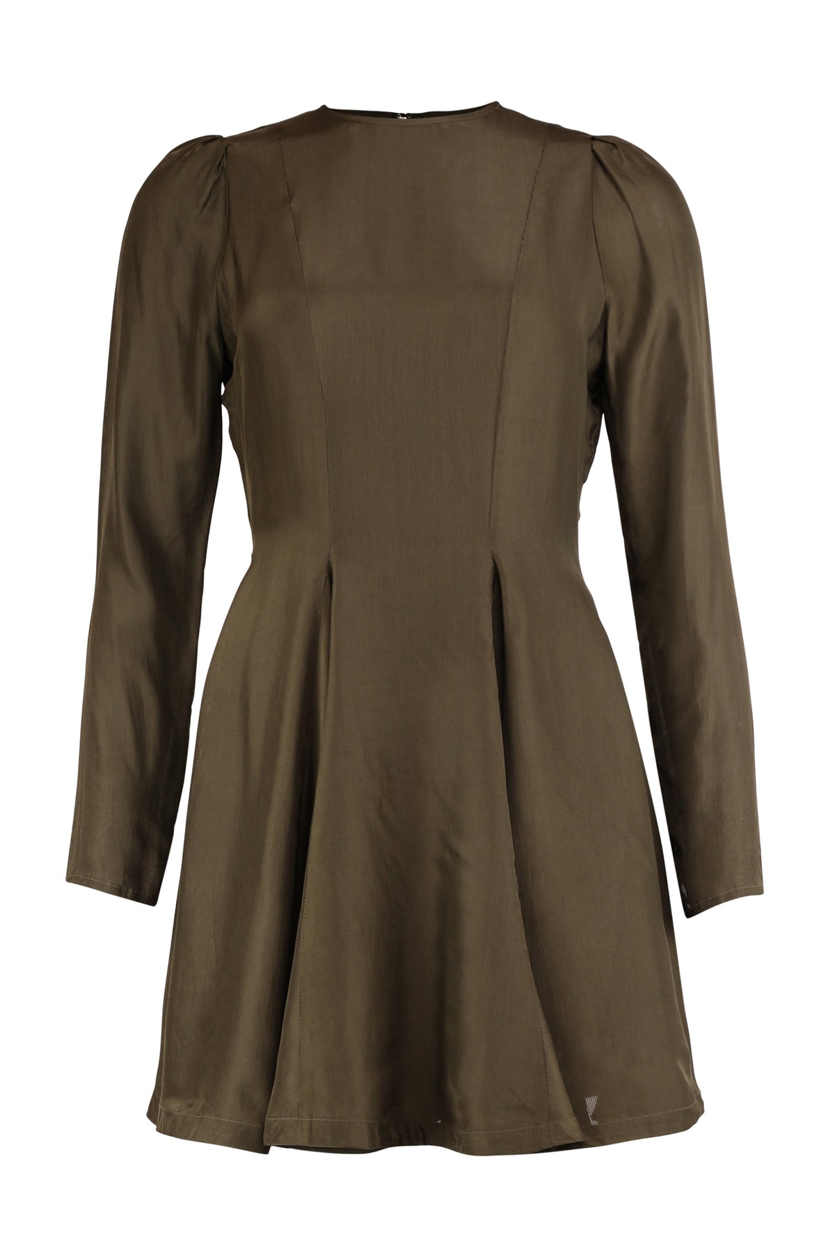 Organza Fitted Dress - Forest