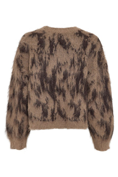 Agnete Lycie Pullover - Tannin Abstract
