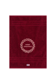 Original Towel Christmas Wreath 50x70 - Wine