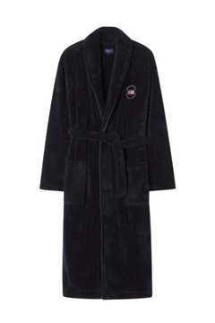 Unisex Fleece Robe - Navy