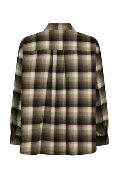 Dalma Flannel Check Shirt - Army