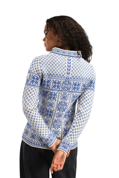 Peace Fem Sweater - Ultramarine Offwhite