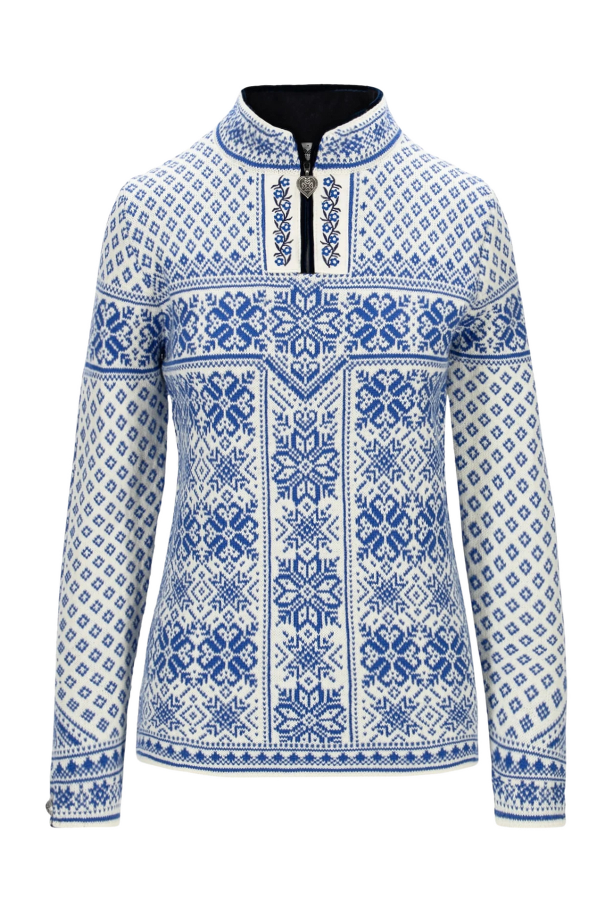 Peace Fem Sweater - Ultramarine Offwhite