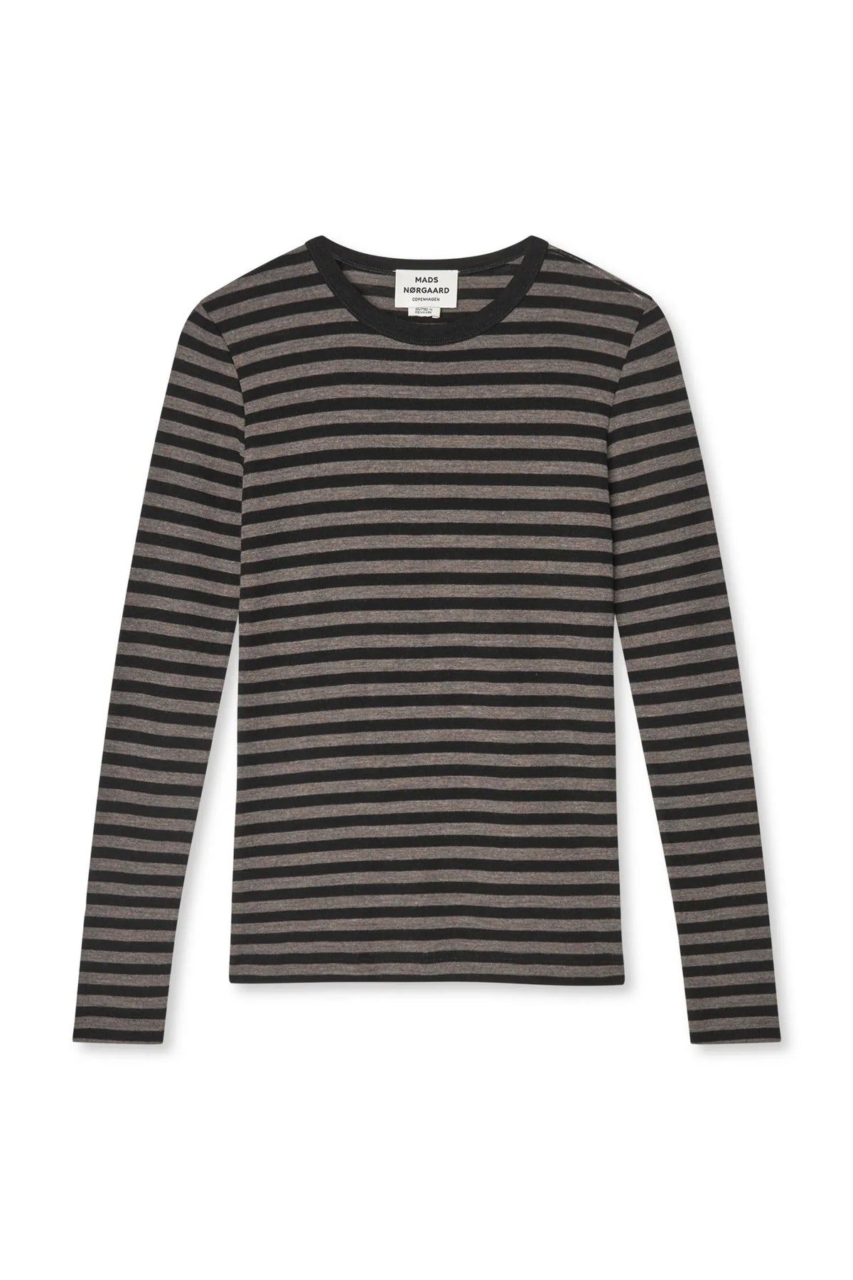Fine Wool Sharon Knit - Black/Cocoa