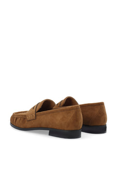 Biacarma Penny Loafer Faux Suede - Tan