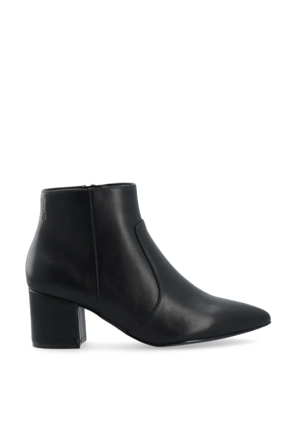Biadevived Ankle Boot Smooth Faux Leather - Black