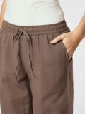 Sonar Linen Pants - Brown