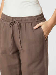 Sonar Linen Pants - Brown