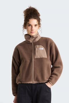 W Yumiori Off Peak Full Zip Jacket - Smokey Brown/Garnet