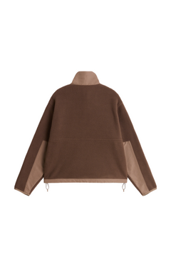 W Yumiori Off Peak Full Zip Jacket - Smokey Brown/Garnet