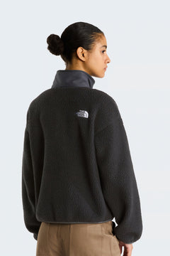 W Cragmont Snap Front Fleece Jacket - TNF Black/Anthracite Gr