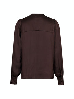Zola Blouse - Dark Brown