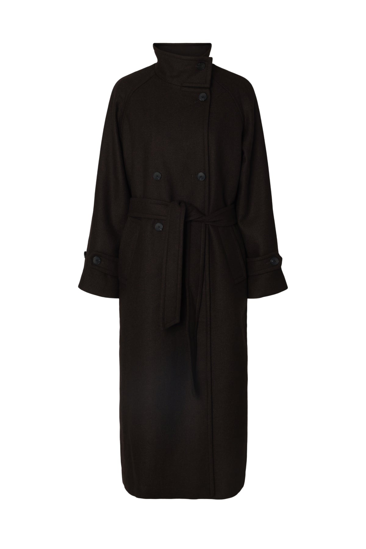 Madeline Manteco Coat - Espresso Melange