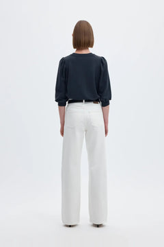 Tenny 3/4 Sweat Top Noos - Dark Sapphire