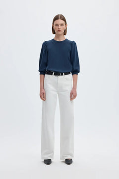Tenny 3/4 Sweat Top Noos - Dark Sapphire