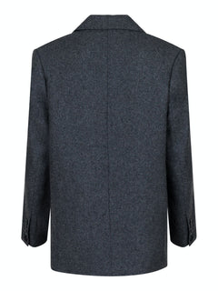 Gaby Structure Blazer - Dark Grey