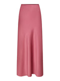 Vicky Heavy Sateen Skirt - Cherry Pink
