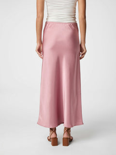 Vicky Heavy Sateen Skirt - Evening Rose