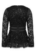 Ellie Top - Black Lace