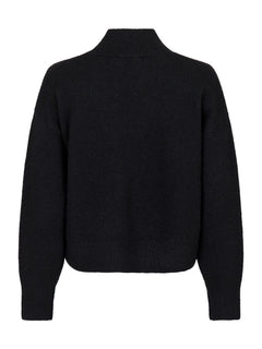 Paulina Knit Blouse - Black