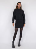 Paulina Knit Blouse - Black
