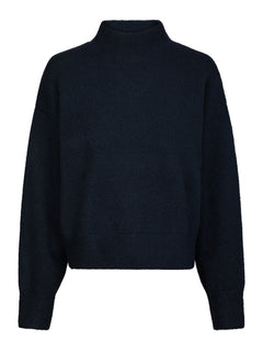 Paulina Knit Blouse - Navy