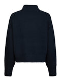 Paulina Knit Blouse - Navy
