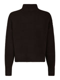 Paulina Knit Blouse - Dark Brown