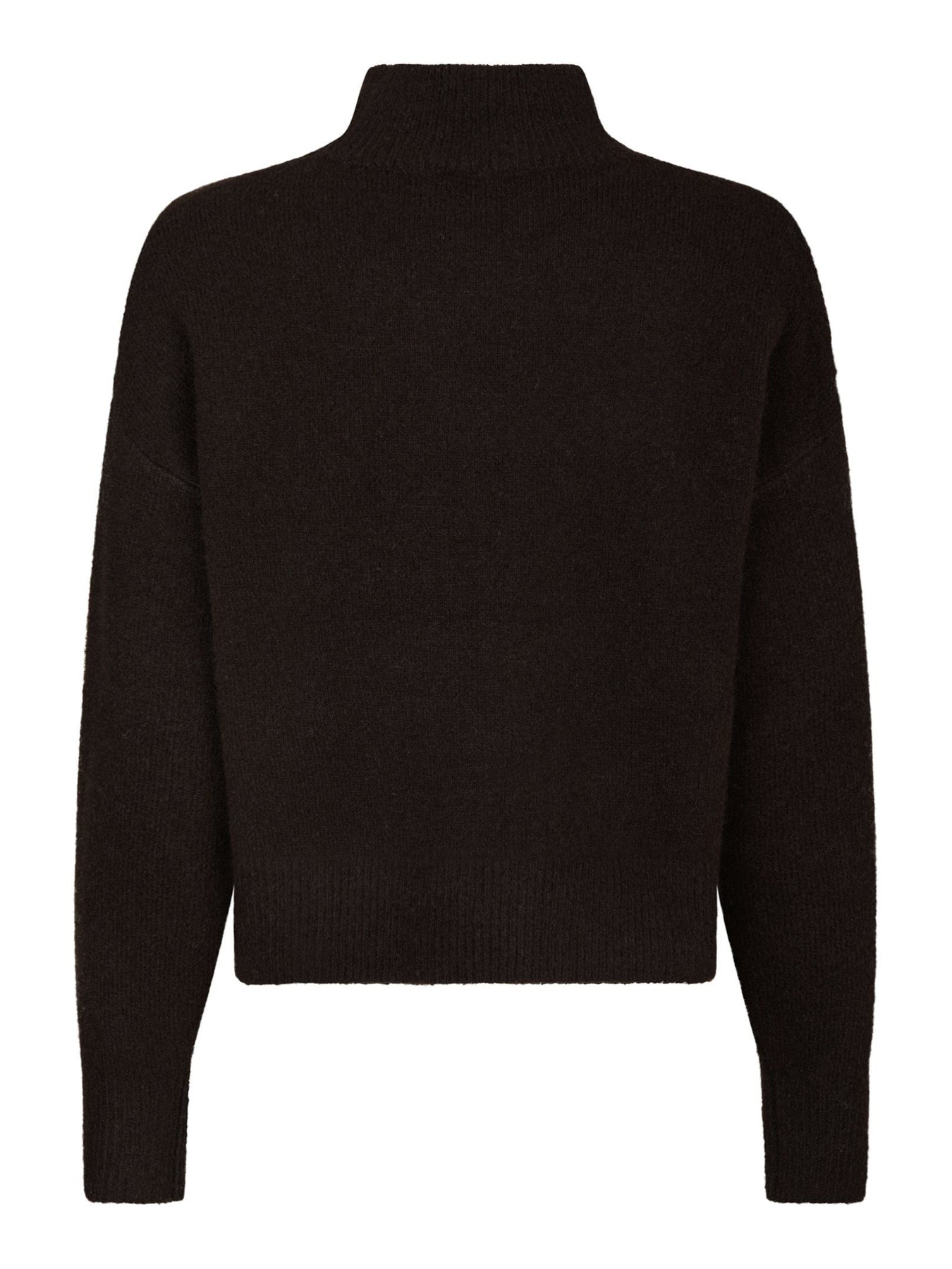 Paulina Knit Blouse - Dark Brown