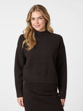 Paulina Knit Blouse - Dark Brown
