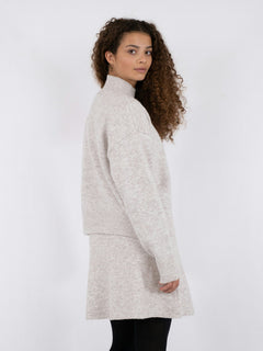Paulina Knit Blouse - Beige Melange