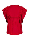 Jayla S Voile Top - Red