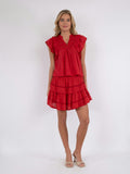 Jayla S Voile Top - Red