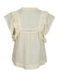 Jayla S Voile Top - Light Yellow