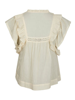 Jayla S Voile Top - Light Yellow