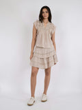 Jayla S Voile Top - Sand