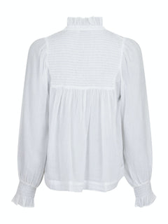 Jill S Voile Blouse - White