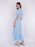 Sophie S Voile Dress - Light Blue