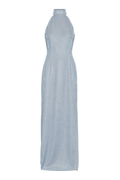 Elsie Maxi Dress - Blue Glitter