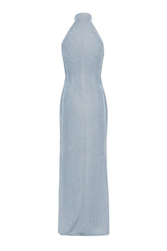 Elsie Maxi Dress - Blue Glitter