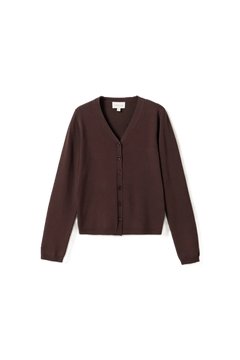 N-Marg Knit Cardigan - Chocolate