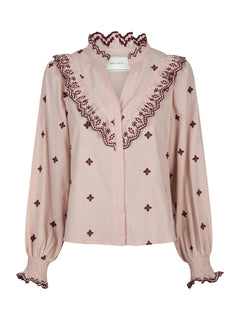 Degas Blouse - Dusty Rose