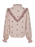 Degas Blouse - Dusty Rose
