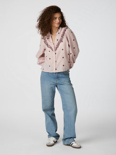 Degas Blouse - Dusty Rose