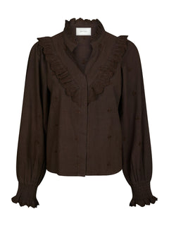Degas Blouse - Dark Brown