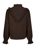 Degas Blouse - Dark Brown