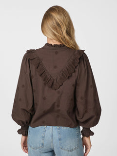 Degas Blouse - Dark Brown