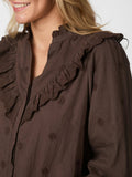 Degas Blouse - Dark Brown